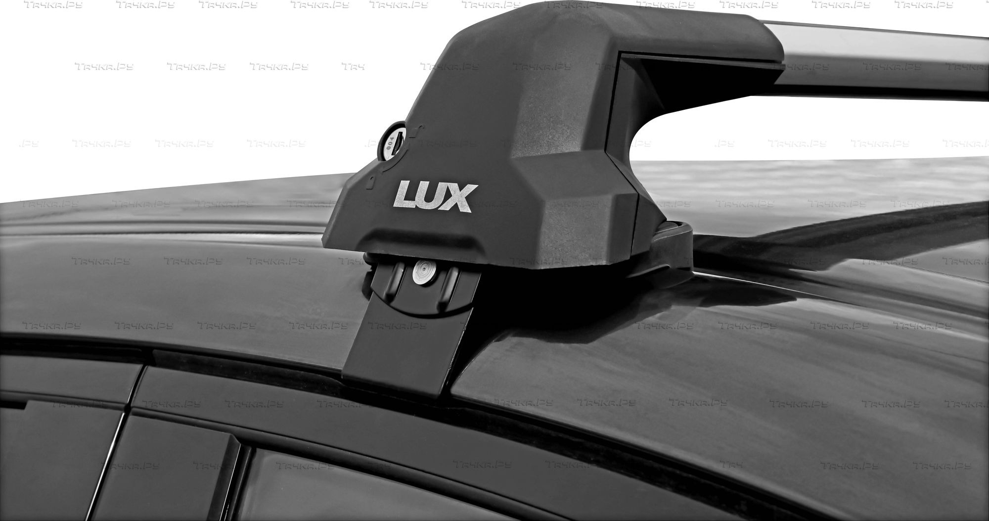 Багажник на крышу LUX City креп. за дверные проемы для Lada Vesta седан 2015-2026 (Крыловидные дуги). Артикул 601645-791767