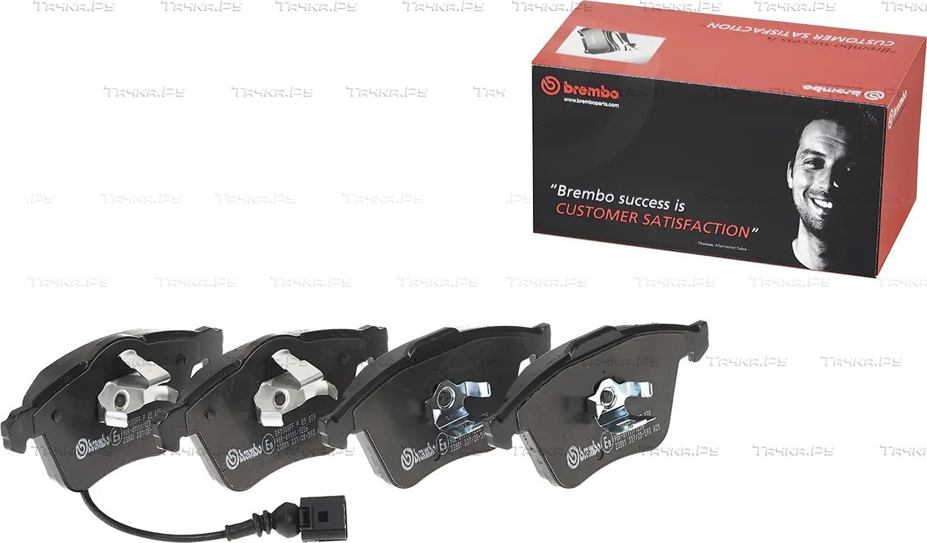 Тормозные колодки Brembo PRIME LINE передние для Volkswagen Golf V 2004-2009. Артикул P 85 079
