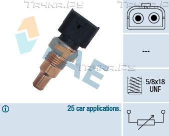 Датчик температуры охлаждающей жидкости FAE для Volvo 760 1984-1990. Артикул 32400