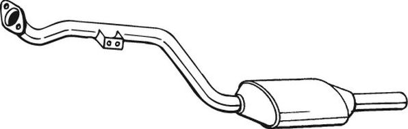 Катализатор Bosal передний для Mercedes-Benz C-Класс I (W202) 1996-2000. Артикул 099-147