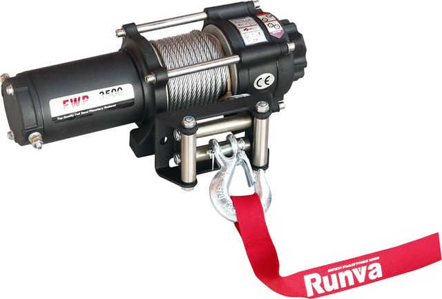 Лебёдка электрическая 12V Runva 3500A lbs 1588 кг. Артикул EWP3500A