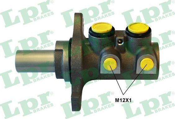 Тормозной цилиндр главный LPR (алюминий) для Opel Meriva B 2010-2017. Артикул 6227