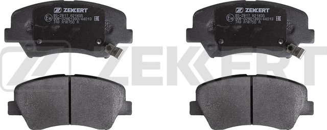 Тормозные колодки Zekkert. Артикул BS-2817