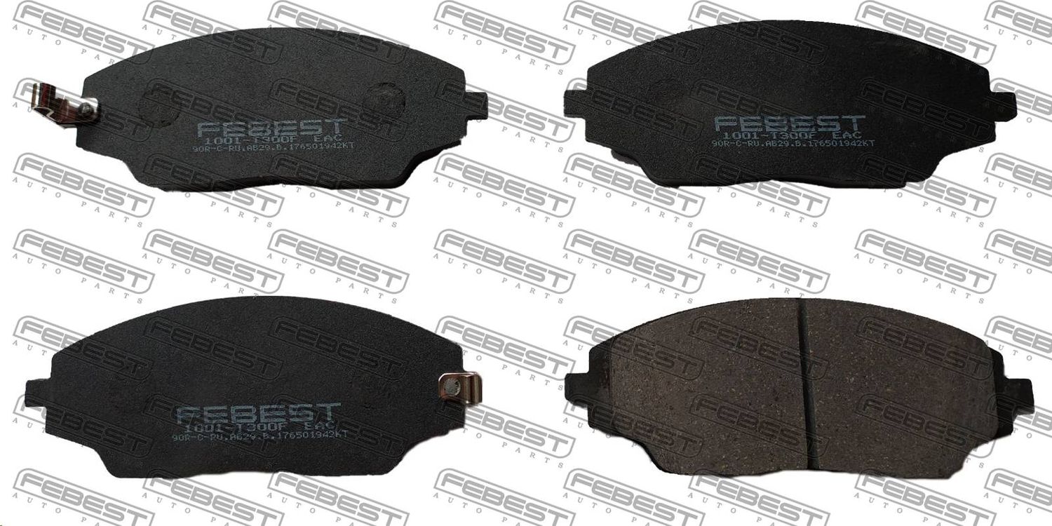 Тормозные колодки Febest. Артикул 1001-T300F