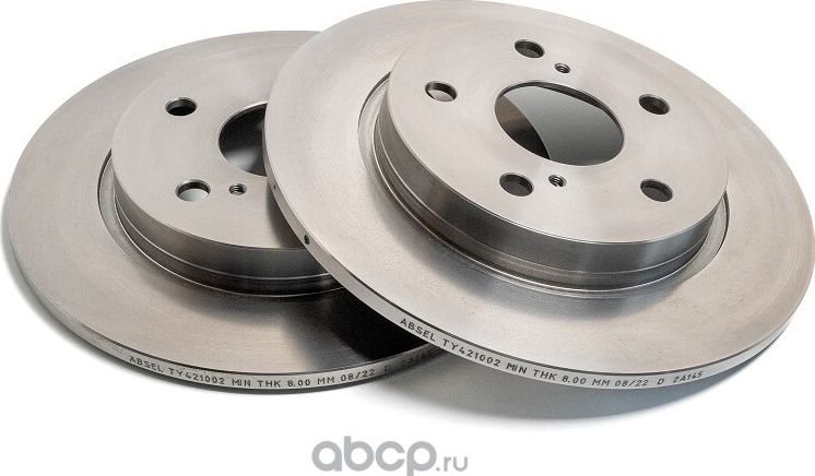 Диск тормозной задний (Absel). Артикул TY421002