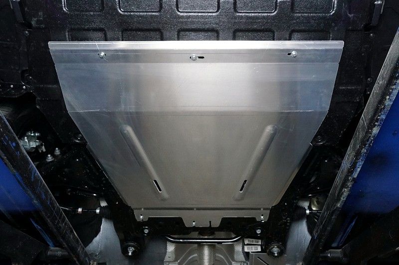 Защита алюминиевая ТСС (4 мм) для картера и КПП JAC JS4 2022-2026. Артикул ZKTCC00566