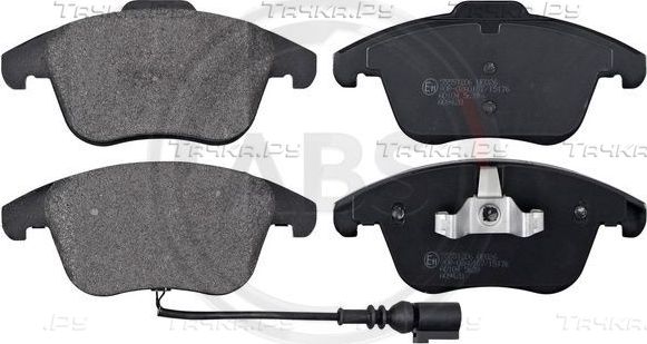 Тормозные колодки ABS задние для Fiat Sedici 2006-2014. Артикул 37612