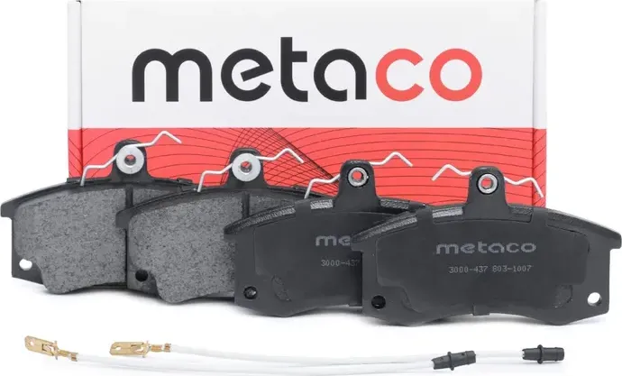 Колодки тормозные передние к-кт (Metaco) Metaco. Артикул 3000437