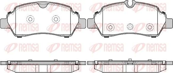 Тормозные колодки Remsa задние для Ford Transit VIII 2013-2026. Артикул 1605.00