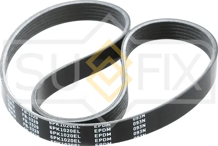 Ремень поликлиновый эластичный 6PK1020EL (Sufix). Артикул FB-3329