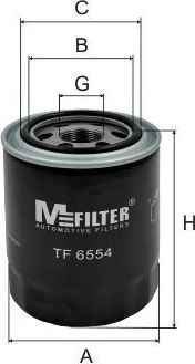 Масляный фильтр MFilter. Артикул TF 6554