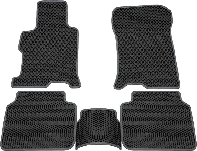 Коврики Rezkon EVA для салона Honda Accord IX 2012-2015 Серый кант. Артикул 9019005202