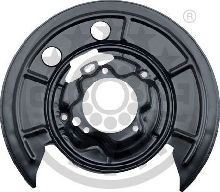 Кожух (щиток) тормозного диска Optimal (Листовая сталь) задний правый для Citroen Jumper II 2006-2026. Артикул BSP-6001R