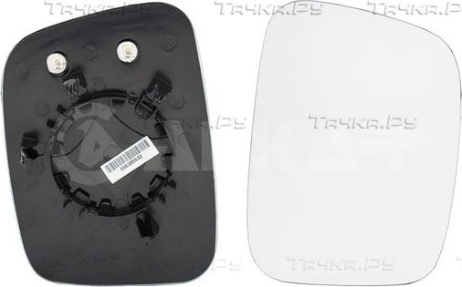 Зеркальное стекло бокового зеркала Alkar правое для Volkswagen Transporter T5 2003-2009. Артикул 6433985