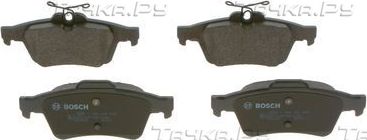 Тормозные колодки Bosch (Low-Metallic) задние для Ford Focus III 2010-2019. Артикул 0 986 494 528