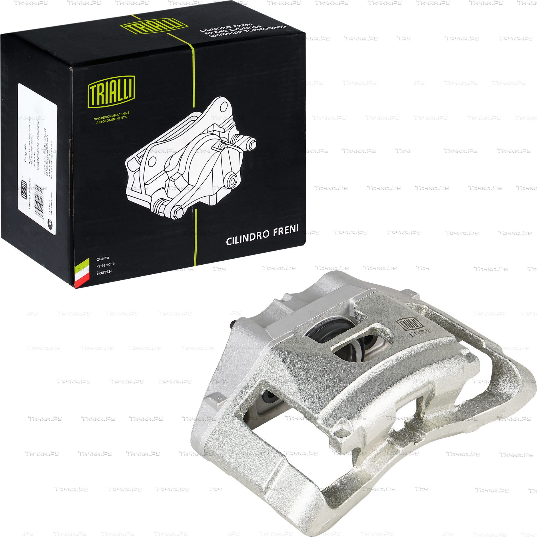 Тормозной суппорт Trialli передний левый для Audi A4 III (B7) 2002-2009. Артикул CF 052265