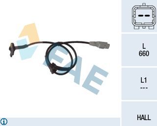 Датчик ABS FAE передний для Citroen Berlingo I 1996-2011. Артикул 78117