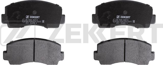 Тормозные колодки Zekkert передние для Toyota Celica I (A20/35) 1975-1978. Артикул BS-3028