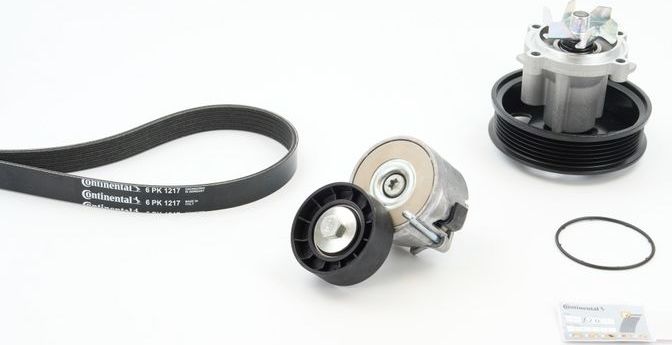 Комплект поликлинового ремня (с водяным насосом) OPEL  ASTRA J ContiTech. Артикул 6PK1217WP1