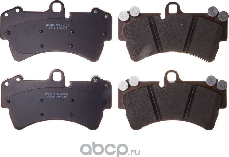 Колодки тормозные дисковые противоскрипная пластина в компл (Avantech). Артикул AV132