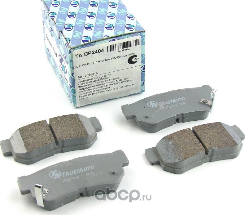 Дисковые тормозные колодки () (Trustauto). Артикул TABP2404