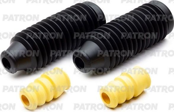 Комплект отбойников и пыльников амортизаторов (стоек) Patron передний для Honda Jazz I 2002-2008. Артикул PPK115