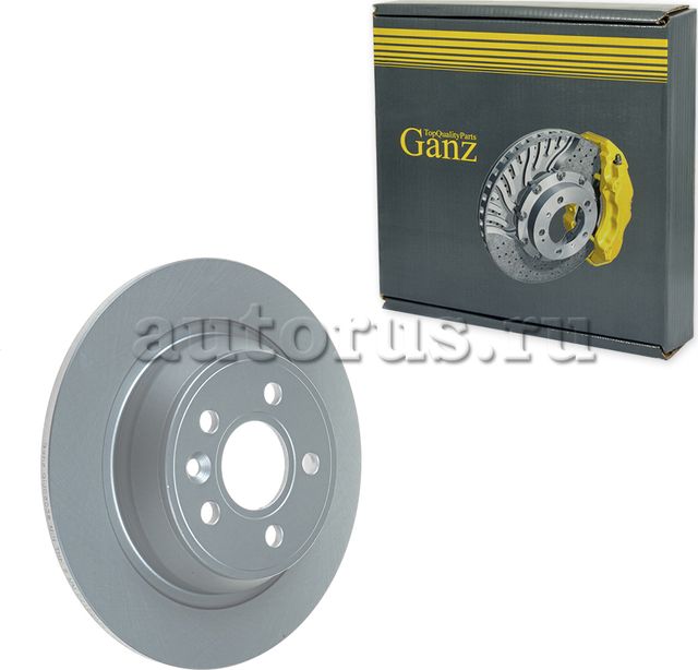 Диск тормозной задний (Ganz). Артикул GIJ06038
