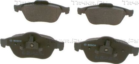 Тормозные колодки Bosch (Low-Metallic) передние для Renault Scenic II 2002-2003. Артикул 0 986 494 033