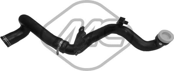 Патрубок интеркулера Metalcaucho для Fiat Qubo I 2010-2026. Артикул 09614