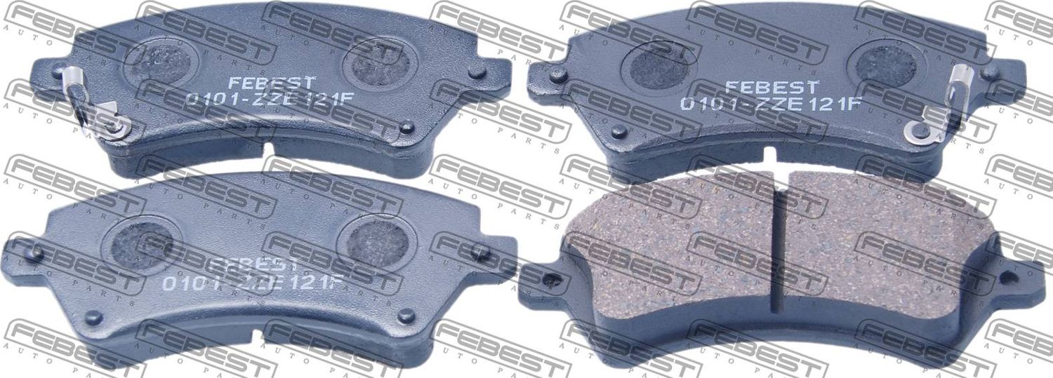 Тормозные колодки Febest. Артикул 0101-ZZE121F