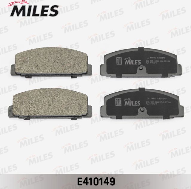 Тормозные колодки Miles (Low-Metallic). Артикул E410149