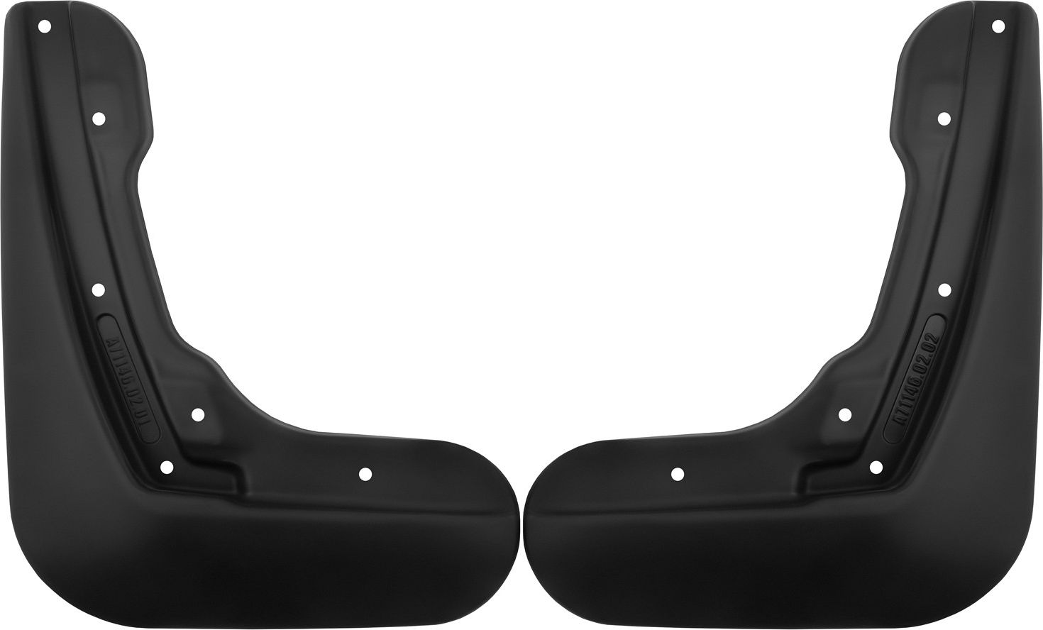 Брызговики Frosch (в пакете) задняя пара для Hongqi HS5 I рестайлинг 2023-2026. Артикул NLF.A71146.E3