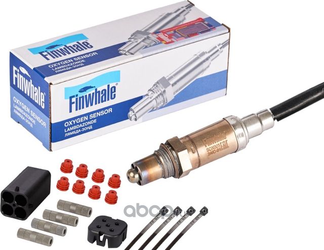 Лямбда-зонд (универсальный) AUDI/BMW/FORD/HONDA/HYUNDAI/LADA/MAZDA/SKODA/SUBARU/ (Finwhale). Артикул SOX003
