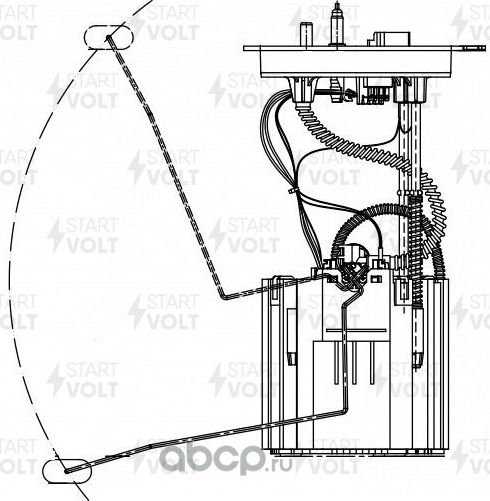 Бензонасос (топливный насос) StartVOLT. Артикул SFM 3018