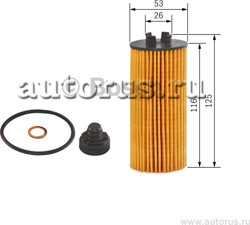 Масляный фильтр Bosch. Артикул F 026 407 204