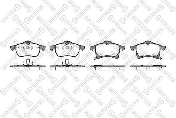 Тормозные колодки Stellox. Артикул 694 002B-SX
