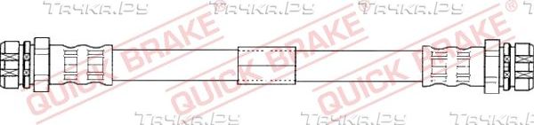 Тормозной шланг Quick Brake задний правый/левый для Volkswagen New Beetle II (A5) 2013-2019. Артикул 22.316