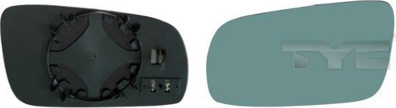 Зеркальное стекло бокового зеркала TYC левое для Audi A6 II (C5) 1997-2005. Артикул 302-0086-1