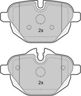 Тормозные колодки Fremax. Артикул FBP-1854