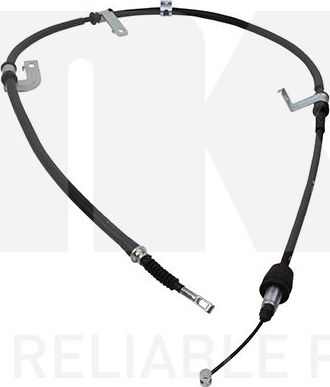 Трос ручника (тросик ручного тормоза) NK. Артикул 903445