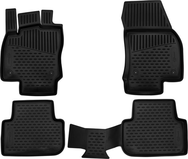 Коврики Format c повышенной износостойкостью для салона Volkswagen Tiguan II 5-дв. короткий кузов 2016-2026. Артикул FORMAT.5154210k