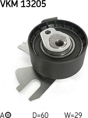 Натяжной ролик (натяжитель) ремня ГРМ SKF. Артикул VKM 13205