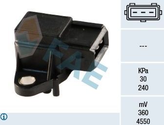 Датчик абсолютного давления (ДАД, MAP) FAE для BMW 5 IV (E39) 1998-2004. Артикул 15029