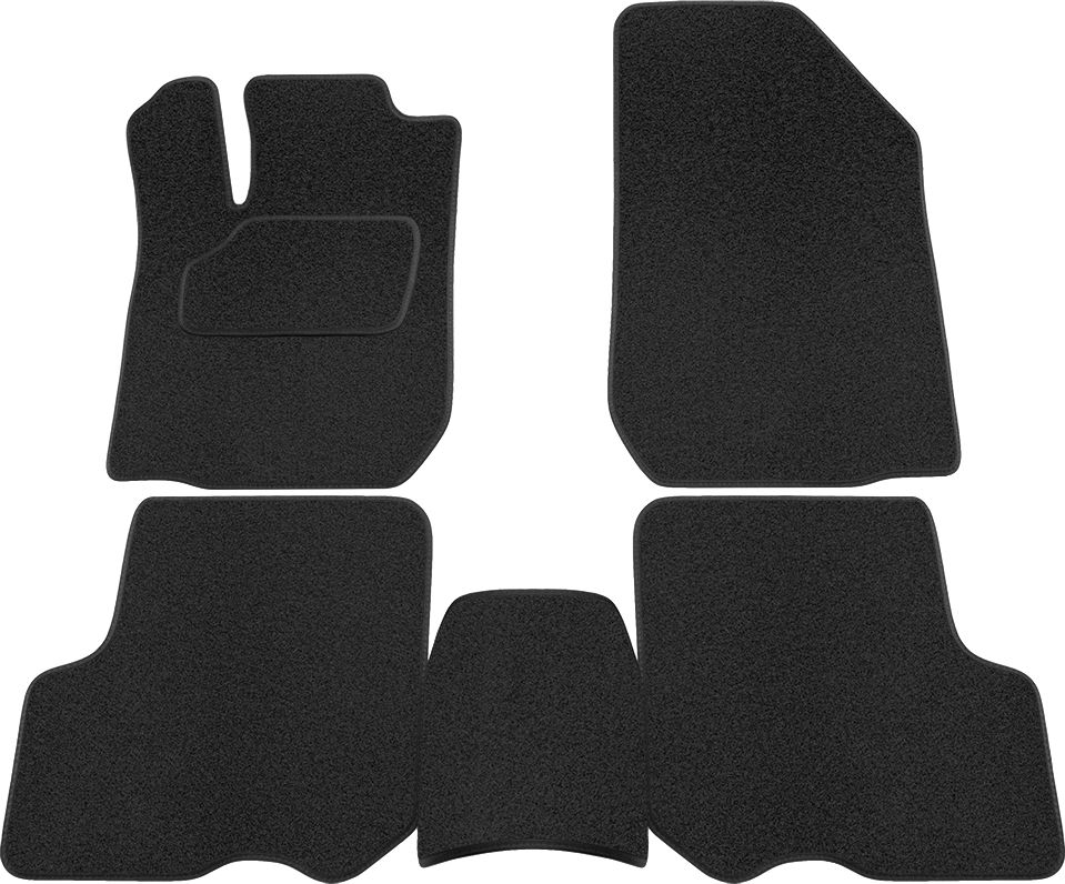 Коврики ворсовые Rezkon для салона Renault Logan II 2013-2026. Артикул 2029015200