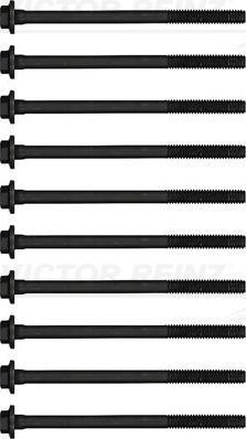 Комплект болтов ГБЦ Victor Reinz (сталь) для Cadillac ATS I 2013-2019. Артикул 14-10029-01