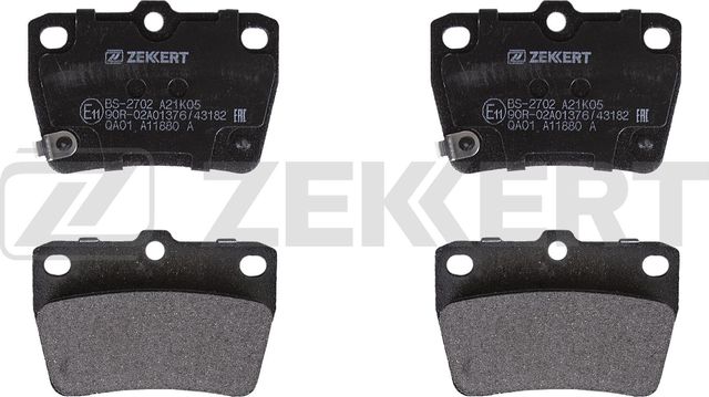 Тормозные колодки Zekkert. Артикул BS-2702