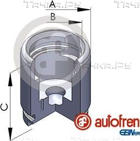 Поршень тормозного суппорта Autofren Seinsa (сталь). Артикул D025257