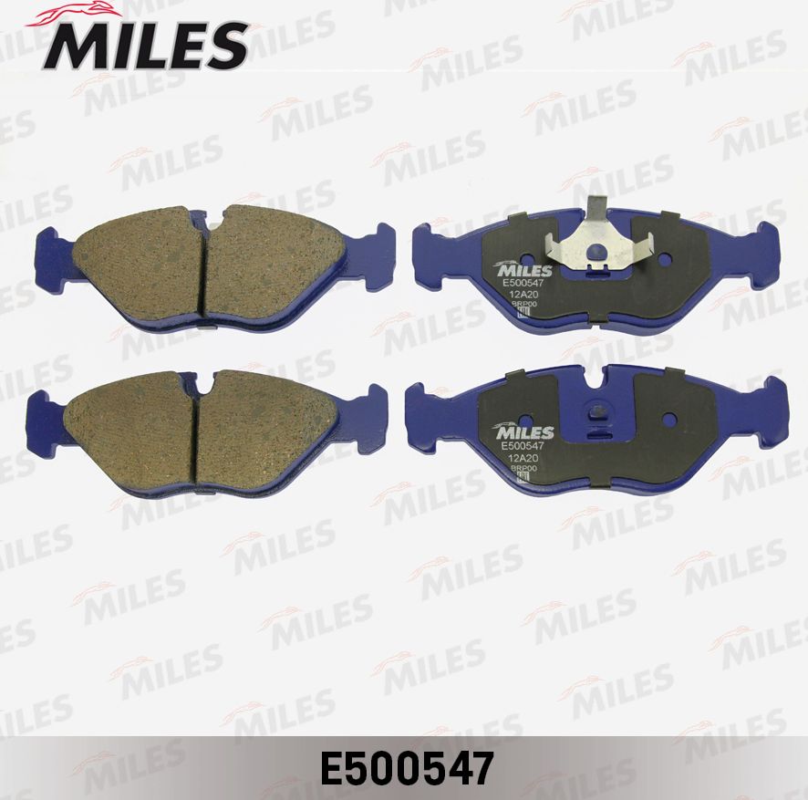 Тормозные колодки Miles (Керамика). Артикул E500547