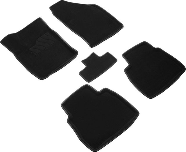 Коврики Seintex 3D ворсовые для салона Kaiyi E5 2021-2026 Черные. Артикул 99184