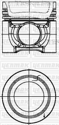 Поршень Yenmak. Артикул 31-04586-050